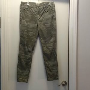 Green Camouflage Pants